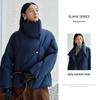 Aolaiyi Damenmode Kurze Daunenjacke