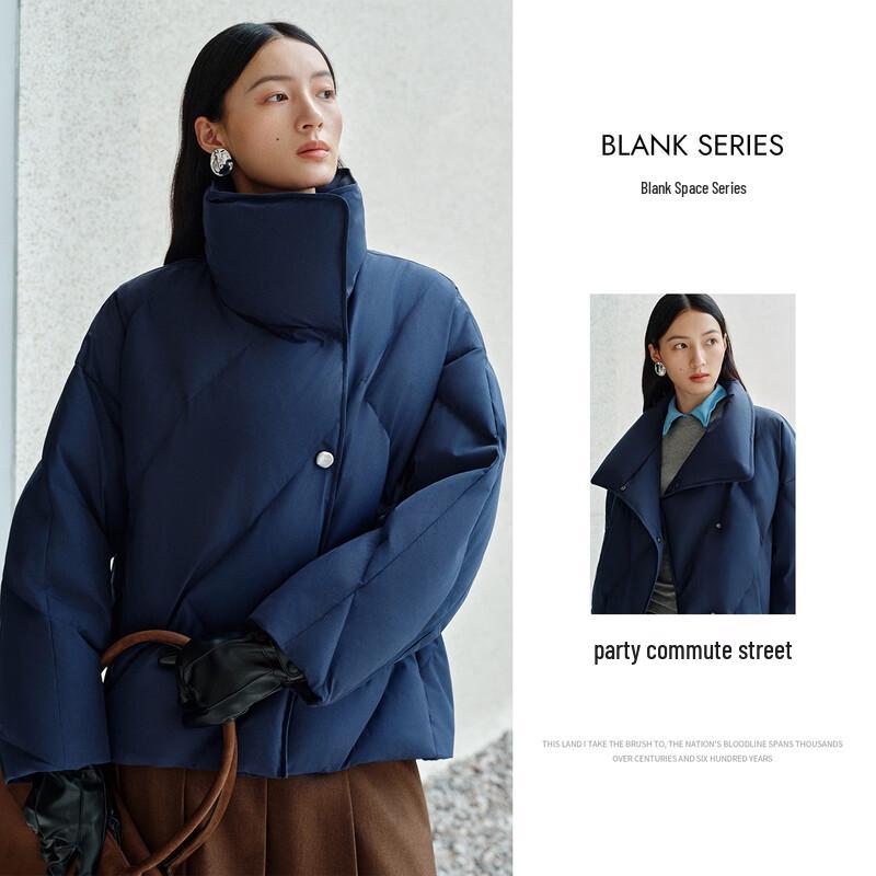 Aolaiyi Damenmode Kurze Daunenjacke