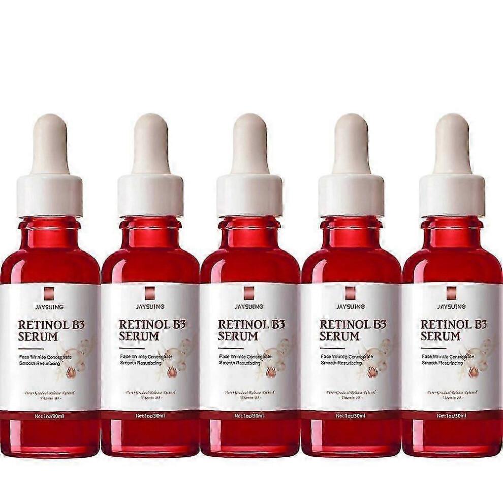 (5pcs) Retinol B3 Serum, Retinol Face Serum With Vitamin B3, B3 Retinol Serum For Face Anti Aging, Retinol Anti-wrinkle Serum Repair Wrinkles