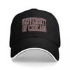 University of Chicago Baseballkappe Hip Hop Strand Ausflug Gentleman Hut Bommelmütze Golf Unisex Damen