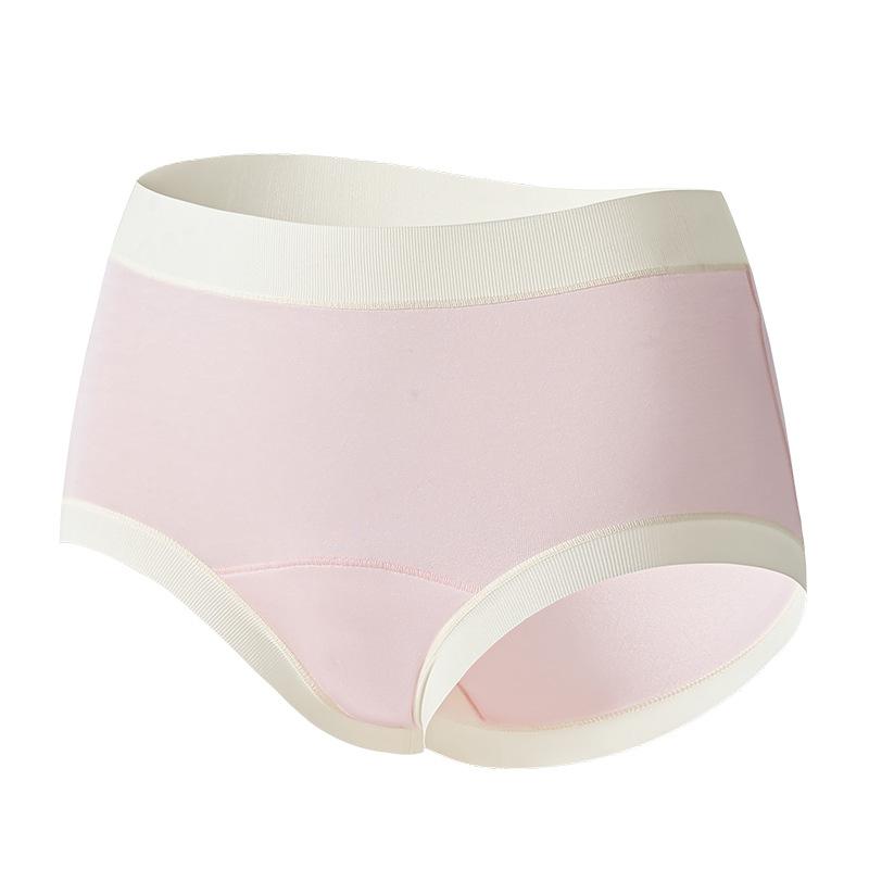 Female Spring and Summer Breathable 10A Antibacterial Pure Cotton Crotch Without Trace High Bounce Briefs