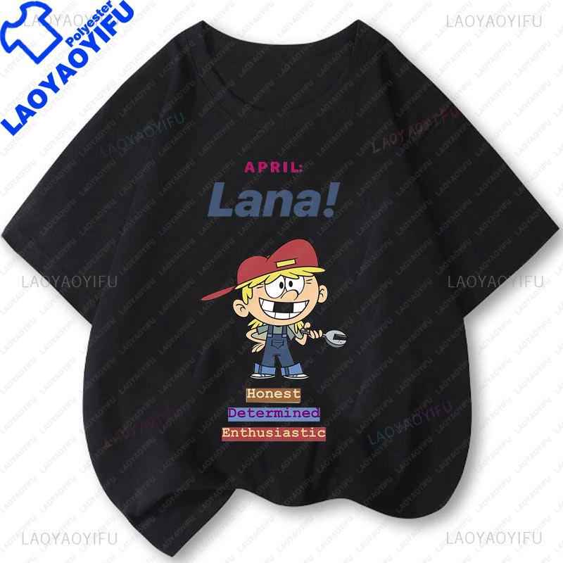 The Loud House Cartoon T Shirts Unisex Unisex Hot Sale Anime Comedy Clothes Polyester Short Sleeved Printed Aesthetic Graphic Tees