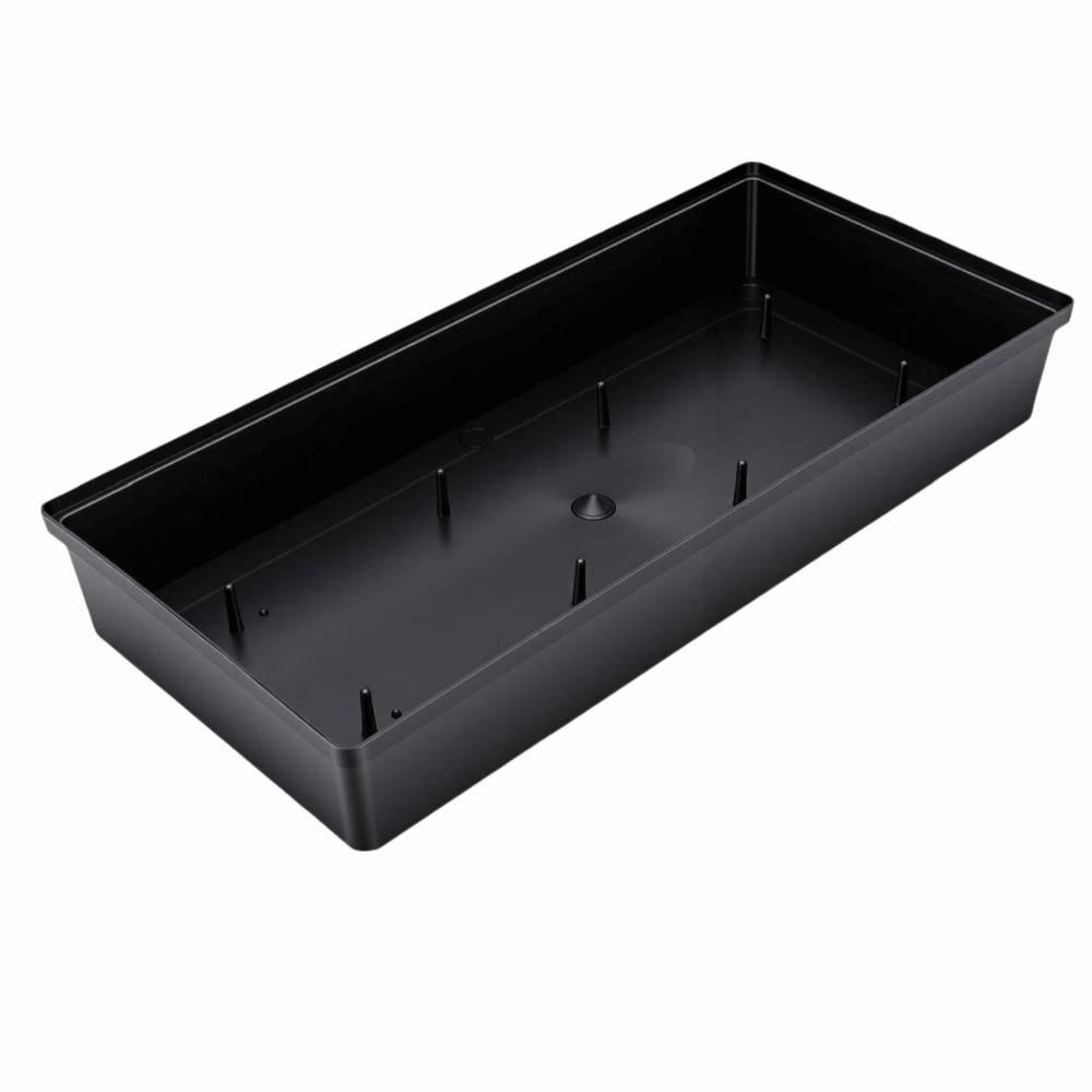 10 Stück Schwarzes Steckschaum-Tablett Kunststoff-Mittelstückhalter Blumengesteck-Tablett Partydekoration