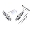 3D Angel Wings Auto Decals 3D Car Stickers Exterior Car Accessories Zinc Alloy Auto Decorations 3D Badge Emblem Sticker For Car