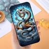 Fashion Dragon Illustration Phone Case For Xiaomi Mi Poco F3 F4 F5 F6 X3 X4 X5 X6 X7 M3 M4 M5 M6 M7 GT Pro 5G Black