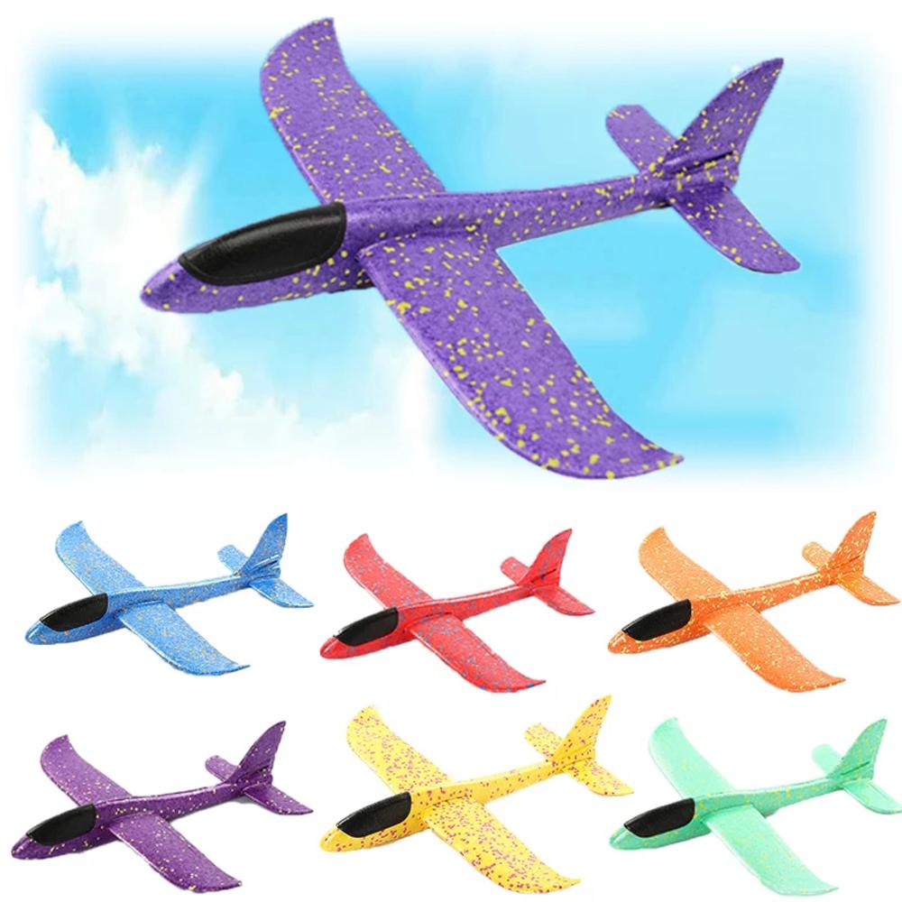 Flying Toys Launch Fly Aeromodelo Foam Glider Hand Throw Airplane Foam Aeroplane Fly Aeromodelo