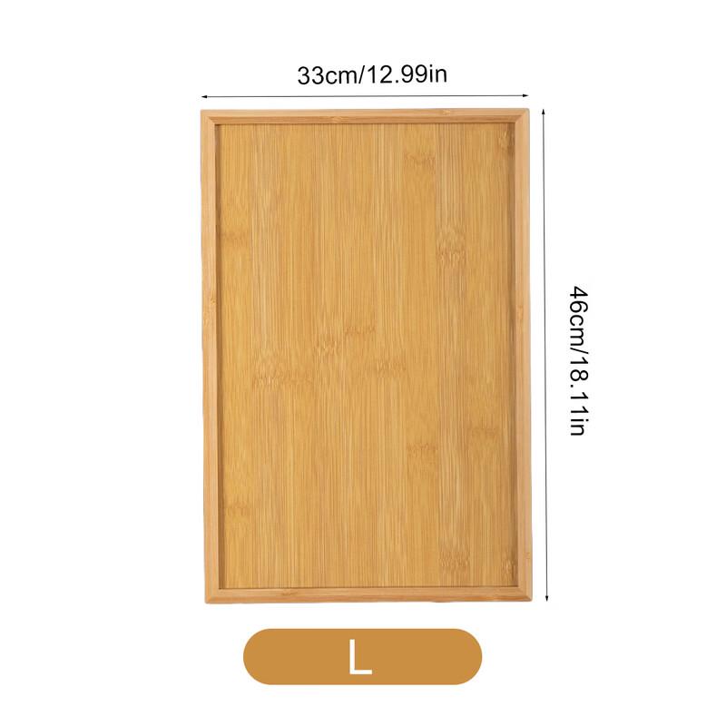 

Rectangular Bamboo Serving Tray Set