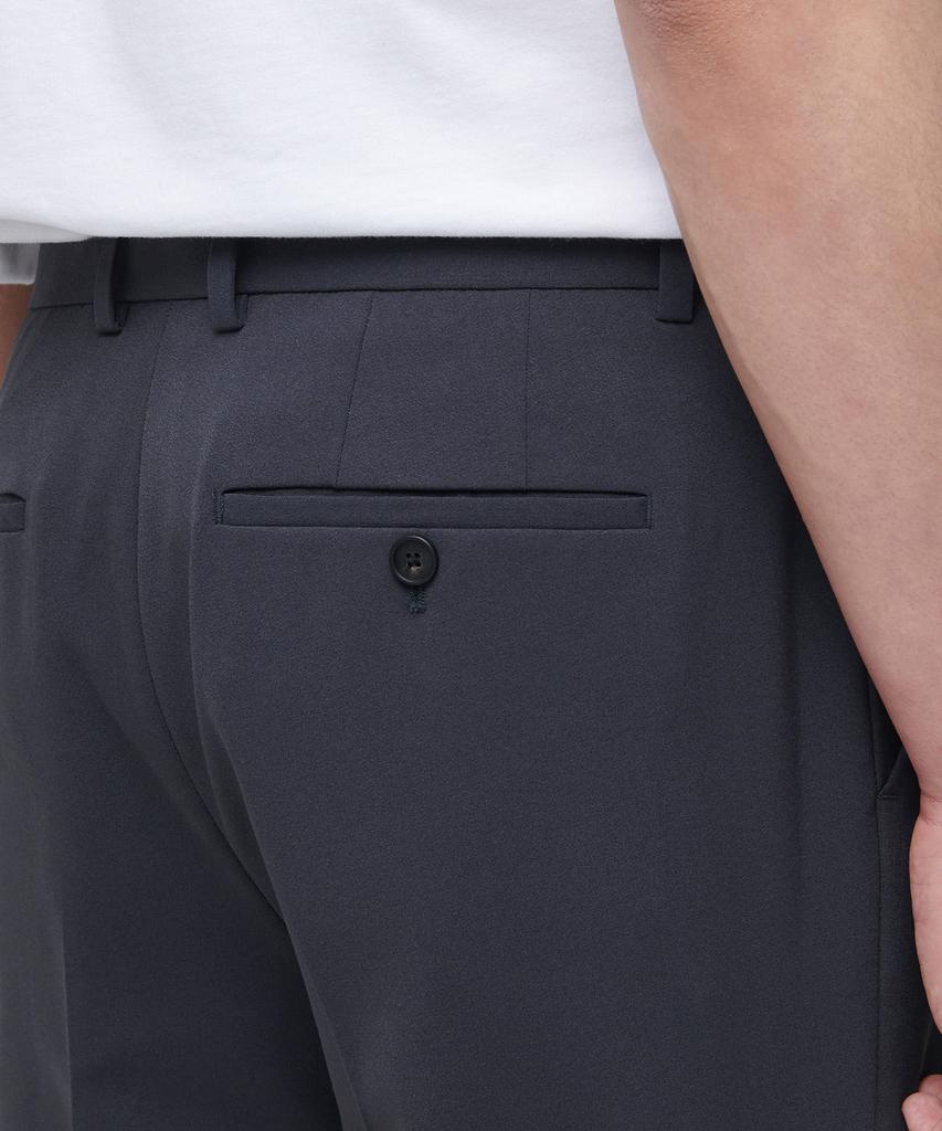 Musinsa Standard Lightweight Tapered Hidden Banding Crop Slacks [Blue Gray]