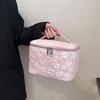 2026 Damen Große Kapazität Stoff Kosmetik Handtasche: Tragbare Waschaufbewahrungstasche