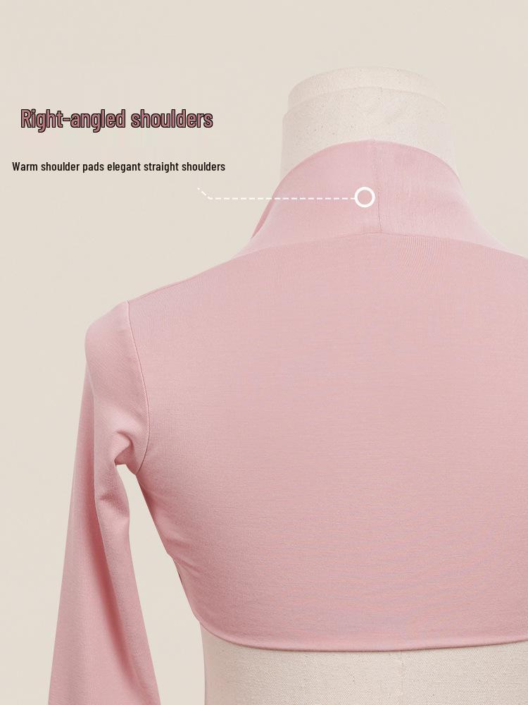 Girls' Sleeveless Modal Dance Cover-Up Shawl for Ballet Practice and Performance