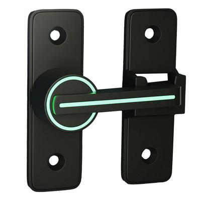 Cerraduras abatibles para puertas de granero, de seguridad, antirrobo, resistentes, sin perforaciones, para jardín y baño.