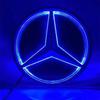 Heißer Autoaufkleber Auto Frontgrill Logo Licht Spiegelgesicht LED Abzeichen Emblem Leuchtendes Dekoratives Licht Für Mercedes Benz W213 E-Klasse