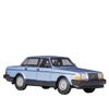 Welly 1/24 VOLVO 240 GL Alloy Classic Old Car Model Diecasts Metal Retro Vehicles Car Model Simulation Collection Kids Toys Gift