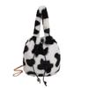 Fashion and Beautiful Plush Bucket Bag, New Fashion Trendy Women's One-shoulder Cross-arm Women's Bag