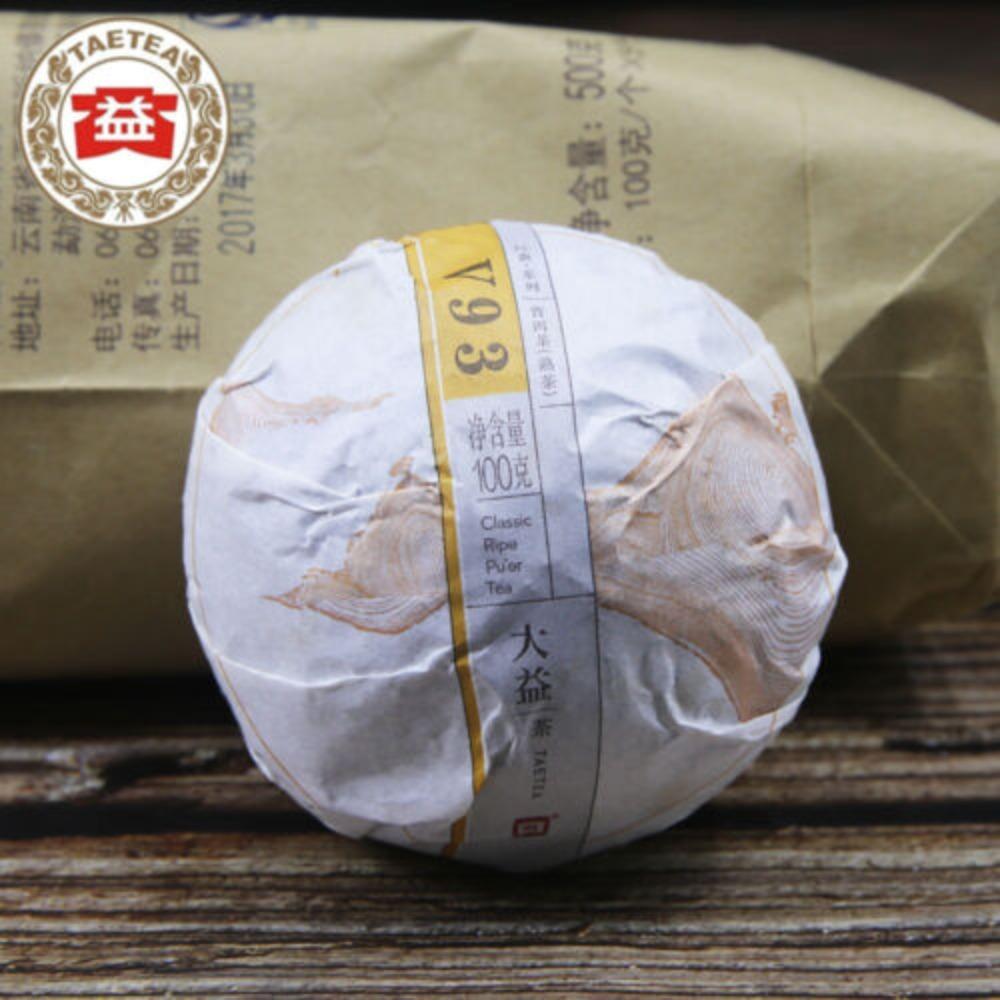 TAETEA Yunnan Pu-erh Tuo Tea 2017 V93 Batch Shu Puer Tuocha 100g 100g