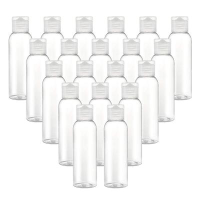 10pcs 10 20 30 50 60ml Plastic PET Flip Lid Lotion Bottles Clear Cosmetic Sample Container Mini Travel Fill Vials Liquid Bottle
