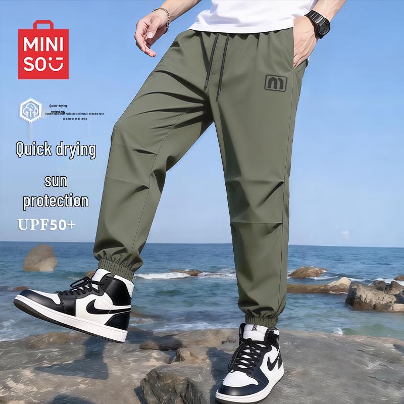 MINISO Men s Breathable Wrinkle-Resistant Cargo Pants L