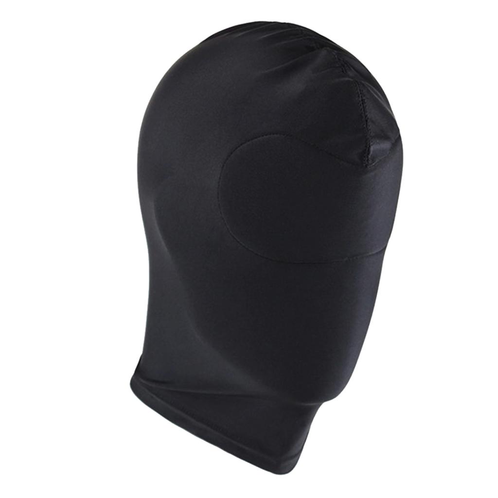 Unisex Uomo Donna Maschera a pieno facciale Maschera per la testa in lattice Metallizzato lucido Occhi aperti Bocca Cosplay Copricapo Cappuccio per giochi di ruolo Costume