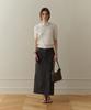 Poyueoaijeuonli Karin Maxi Skirt (Charcoal)