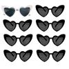 Bachelorette Party Sunglasses Bride To Be Bridesmaid Gift Wedding Bridal Shower Decor Black White Square Heart Shaped Glasses