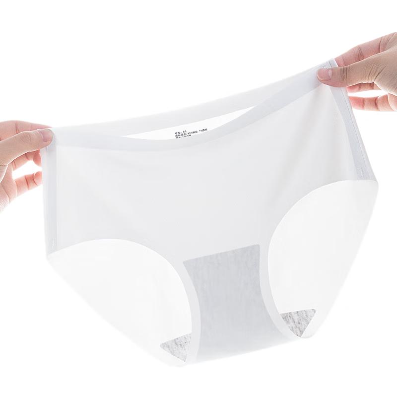 BADIGAO Women's Disposable Ice Silk Seamless Travel Underwear