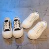 Summer thick-soled heightening lazy canvas slippers small skirt half slippers flat shoes