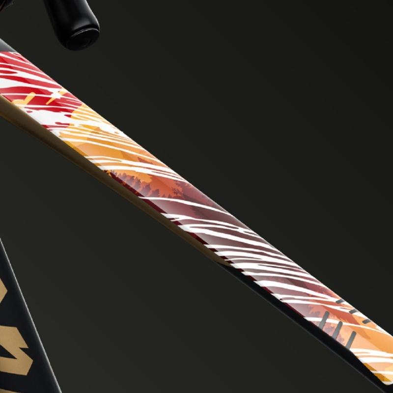 Road Bike Protective Film Removable Sticker Bicycles Chain Guard Frame Cover Front Fork Decals Sticker Protections Tape