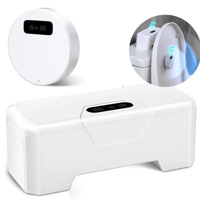 Descarga automática de vaso sanitário, kit de descarga inteligente sem toque atualizado 2024, kit de substituição de descarga de vaso sanitário com sensor infravermelho