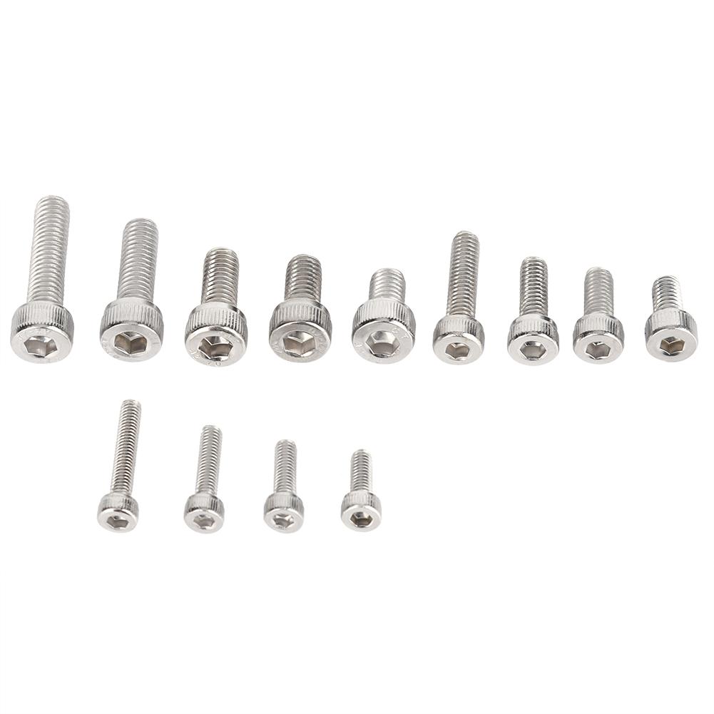 305PCs Screw Combination Set 304 Stainless Steel Hardware Fastener Power Tool Accessory