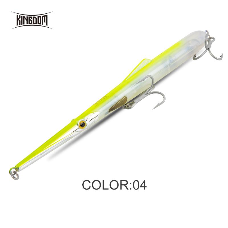 Kingdom Long Casting Pencil Fishing Lure 11g 13g 30g 40g 130mm 205mm Floating & Sinking Stickbait  Bass Saltwater Needle Pencil
