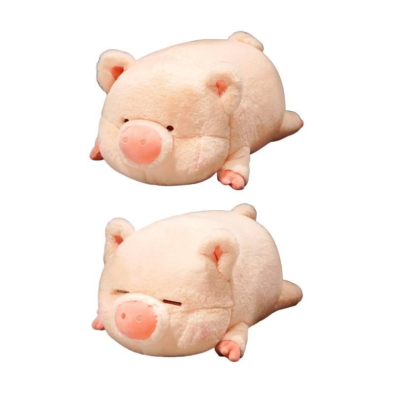 Cute Pink Pig Plush Toy Pillow For Girls And Children Short Plush And Pp Cotton Filling 40x22x20cm