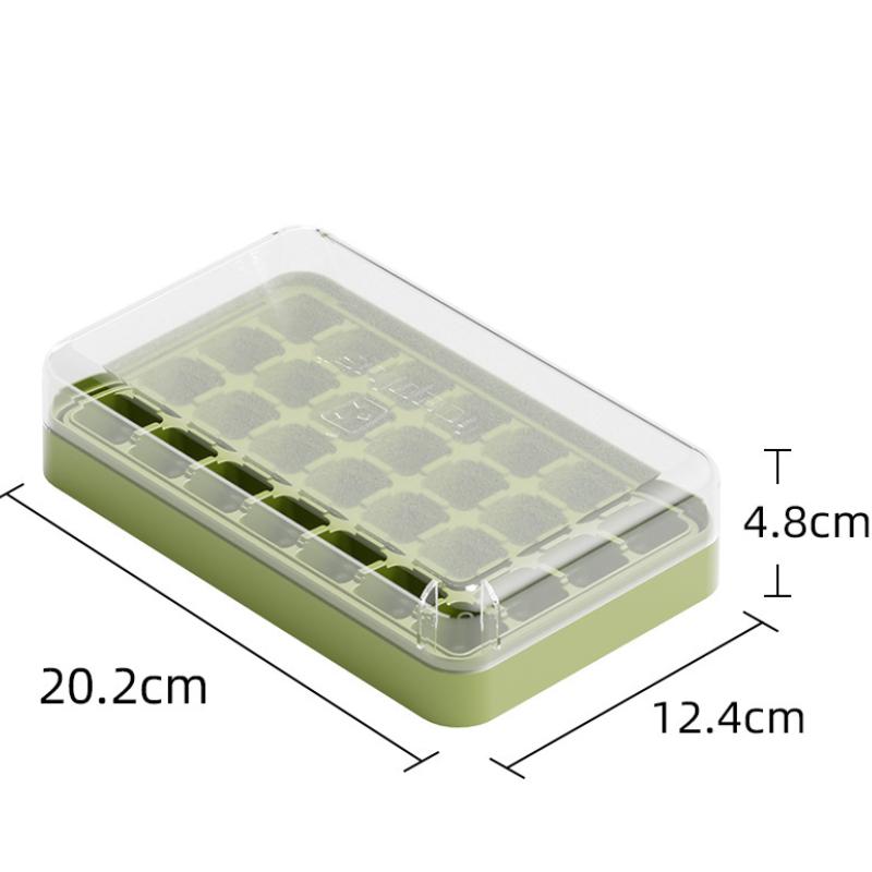 5/28 Grids Silicone Ice Cube Tray Mould with Lid Household Press Ice Cube Mould CompartmentFood Grade Ice Box DIY Tools