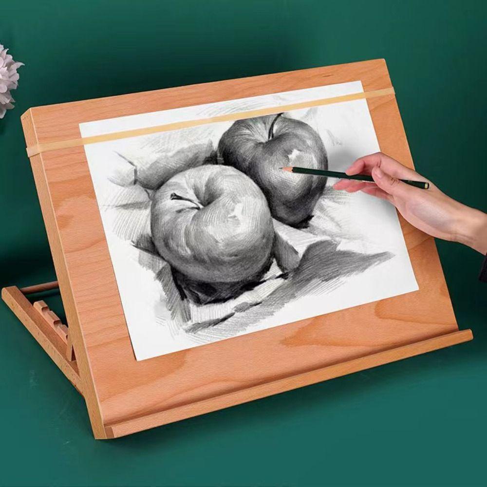 Folding Beech Wood Table Easel Multifunction Sketch Easel Art Painting Easel Artists