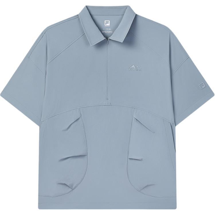 FILA Fitness Polo Shirt Men s Warehouse Mist Blue A51M521101F-BU 170/92A/M