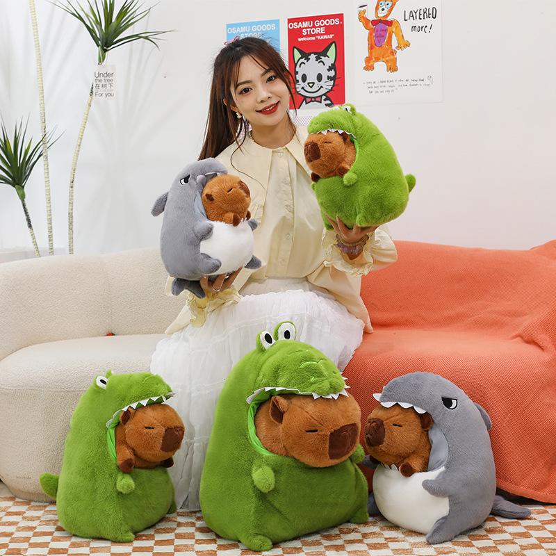 Pluszowa zabawka Krokodyl Kapibara - Brzydka urocza zdejmowana lalka