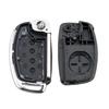 4-button Folding Car Key Shell with Metal Edge Solaris Ix35 Ix4 Santa For Hyundai Sonata 2014-2017 / Tucson 2016-2019 /  Santa Fe 2013-2016