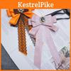 Korean Retro Lace Bow Tie Collar Accessory For Women School Style Neck Decor