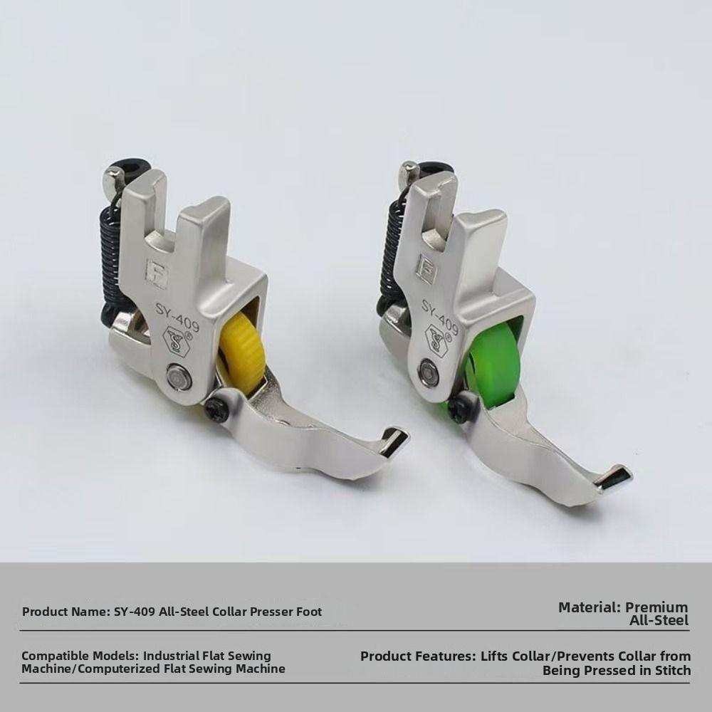 Professional Roller Presser Foot Durable Faux Collar Presser Foot for Workshop