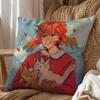 Popular host Grian Cherri Fire Print Throw Pillow Cover Square Cushion Case for Living Room Bedroom Decor