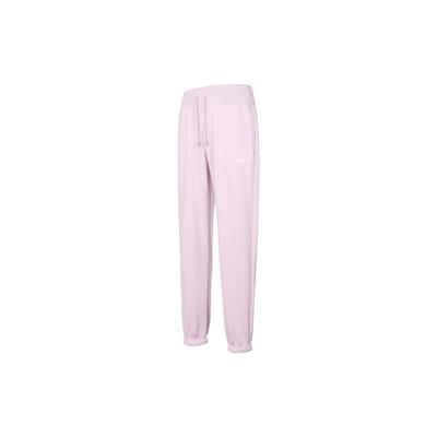 Sportswear Phoenix Fleece Logo Embroidered High-Waisted Oversized Fleece Sports Pants Women Pants Light-Purple DQ5888-530