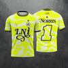 Family Men's Lando Norris Ln1 Graphic Short Sleeve Jersey Quick Dry Breathable Lightweight Racing T-Shirt for Adult Fans