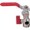 Rubinetto a doppia uscita 2-in-1 Rubinetto da giardino esterno Antigelo Doppia bocca Ottone Blu Connettore per tubo da giardino Strumento
