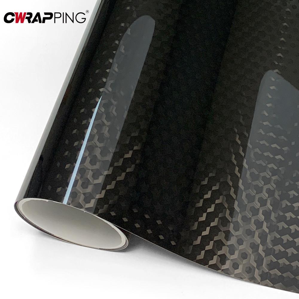 TPF Hexagonal Carbon Pattern Supplies Car Livery Wrap Foil Car Wrapping Film Motorcycle Stickers Accessories Auto Body Covering