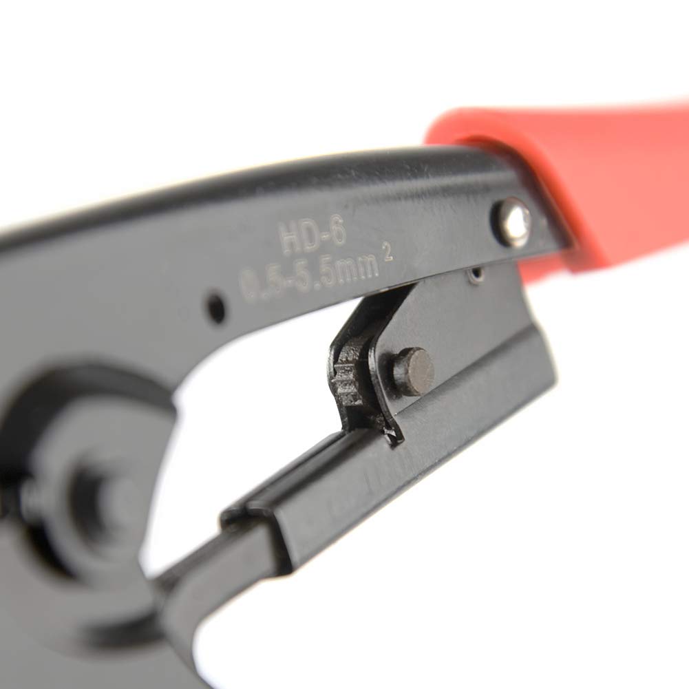 IWISS Bare Crimp Terminal Bare Crimp Sleeve Crimping Tool Compatible with 0.5-6.0sq HD-6