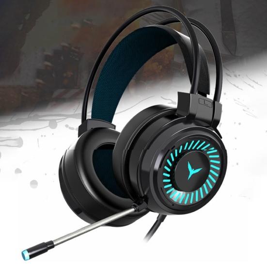 Căști pentru jocuri cu lumină LED G58 Căști stereo cu fir cu microfon pentru PC/laptop