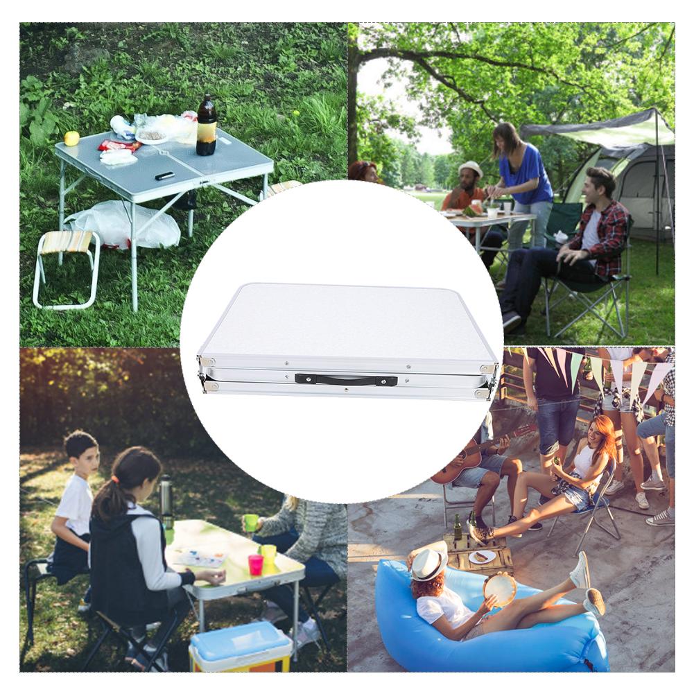 Folding Table Portable Aluminum Alloy Multipurpose Indoor Outdoor Party Camping Furniture Supplies