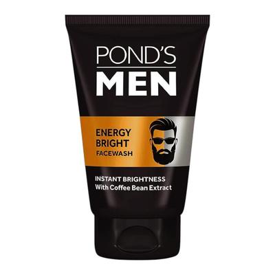 Men Energy Bright Face Wash 50g For Dull Skin With Coffee Bean Extract & Menthol | Deep Cleansing & Oil Control For Men