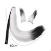 Ears and Tail Set Fancy Dress Costume Cosplay for Masquerade Kids Adult