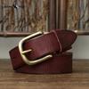 Handmade Leather Belt Genuine Leather Pin Buckle Top Layer Pure Cowhide Casual Retro Belt