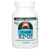 Source Naturals Vitamin K2 + D3 60 Tablets